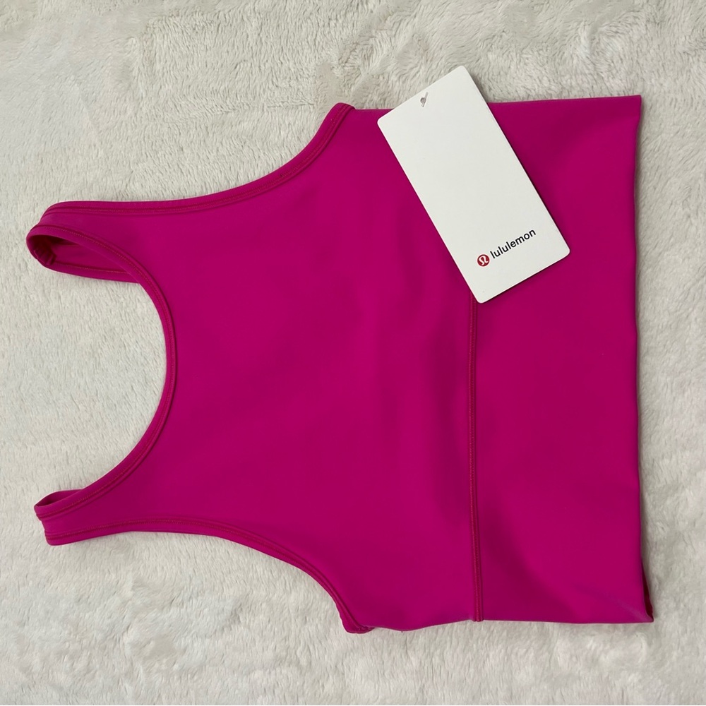 Lululemon Power Pivot Tank in sonic pink